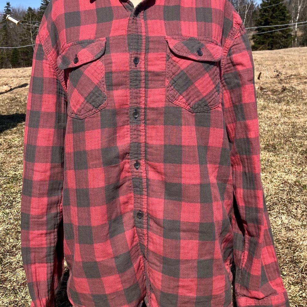 Classic Plaid Flag and Anthem Button Up